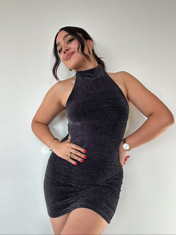 VESTIDO GINNI PLATEADO