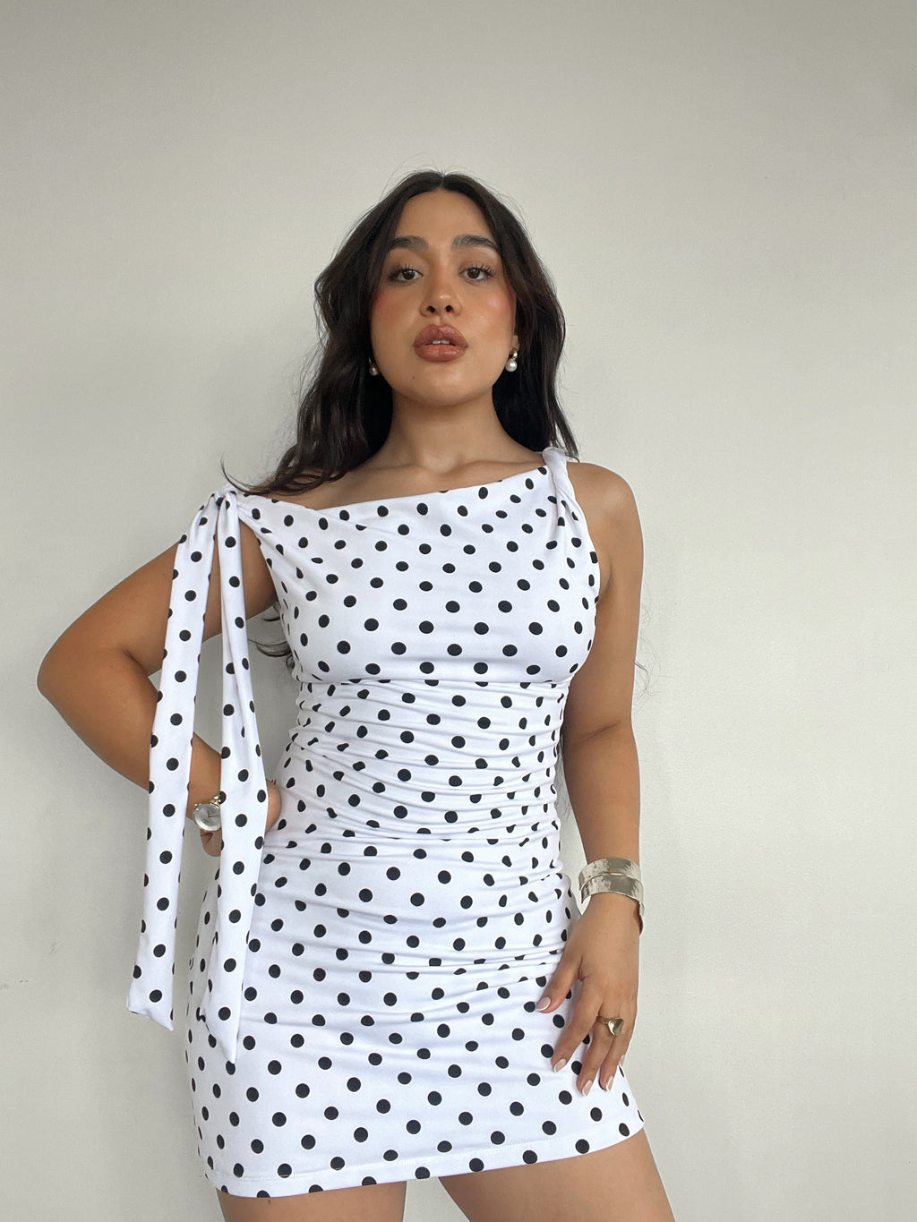 VESTIDO ISABELLA LUNARES BLANCO