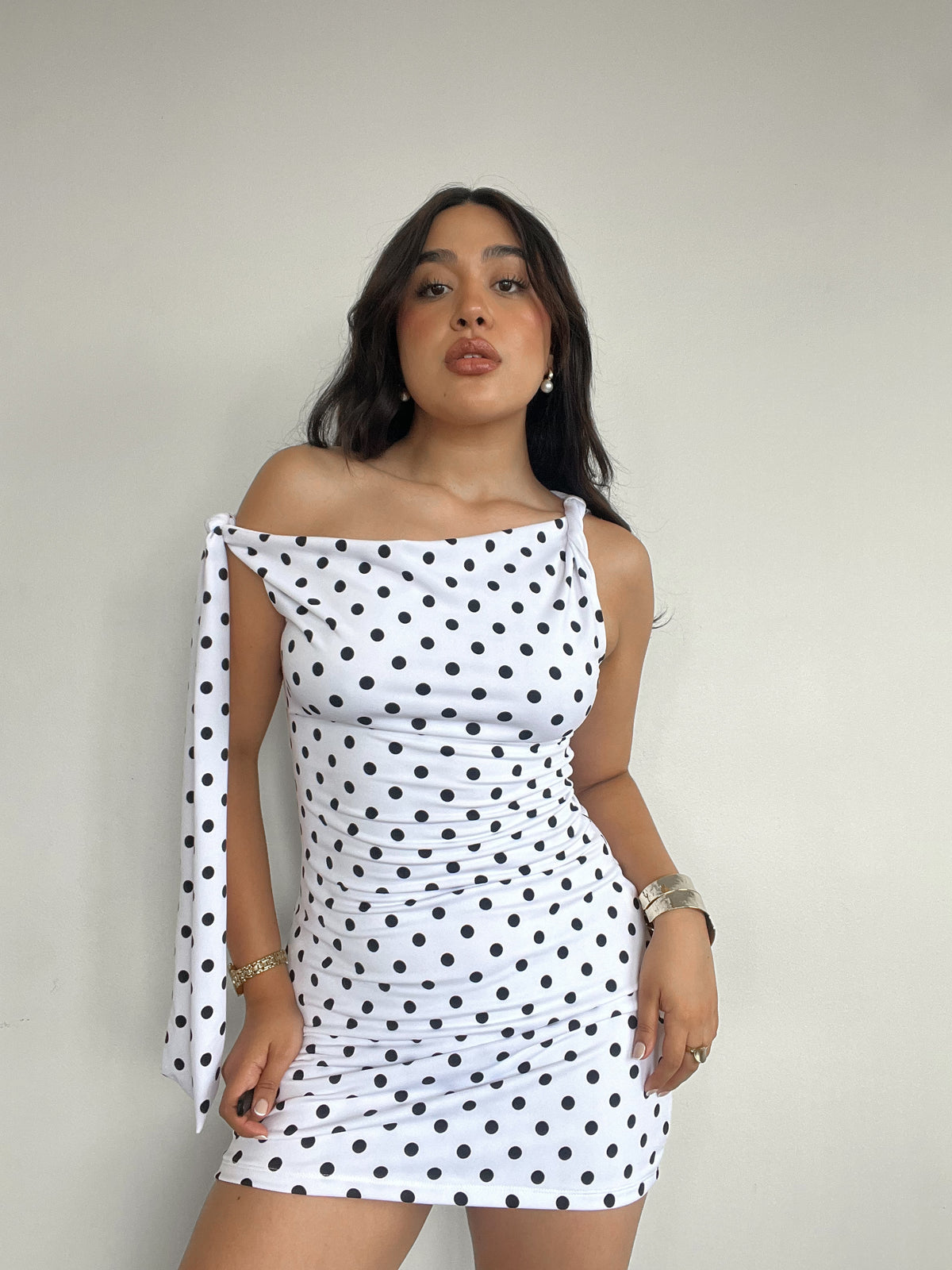 VESTIDO ISABELLA LUNARES BLANCO