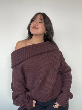SWEATER LINA CHOCOLATE