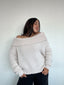 (PRE-VENTA) SWEATER LINA CRUDO - CHALECO DE ALGODÓN OFF SHOULDER OVERSIZE
