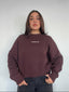 [PRE-VENTA] SWEATER KADENCLUB CAFÉ - CHALECO DE ALGODÓN OVERSIZE BORDADO