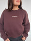(PRE-VENTA) SWEATER KADENCLUB CAFÉ - CHALECO DE ALGODÓN OVERSIZE BORDADO