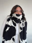 MAXI BUFANDA VACA NEGRA