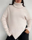 SWEATER CELINE CRUDO - CHALECO DE ALGODÓN TIPO PONCHO CON MANGAS