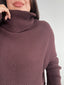 (PRE-VENTA) SWEATER CELINE CAFÉ - CHALECO DE ALGODÓN TIPO PONCHO CON MANGAS