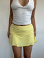 FALDA SHORT VICTORIA AMARILLA