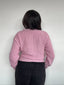SWEATER KIMMIE ROSADO - CHALECO DE ALGODÓN CRUZADO CON AMARRAS