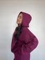 POLERÓN OVERSIZE CON GORRO - BURDEO