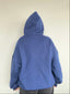 (PRE-VENTA) POLERÓN HOODIE AZUL - OVERSIZE CON GORRO LOGO BORDADO