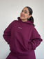 POLERÓN OVERSIZE CON GORRO - BURDEO