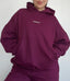 POLERÓN OVERSIZE CON GORRO - BURDEO