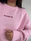 (PRE-VENTA) SWEATER KADENCLUB ROSADO - CHALECO DE ALGODÓN OVERSIZE BORDADO