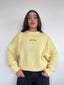 [PRE-VENTA] SWEATER KADENCLUB AMARILLO - CHALECO DE ALGODÓN OVERSIZE BORDADO