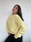 SWEATER KADENCLUB AMARILLO - CHALECO DE ALGODÓN OVERSIZE BORDADO