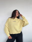 SWEATER KADENCLUB AMARILLO - CHALECO DE ALGODÓN OVERSIZE BORDADO
