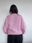 [PRE-VENTA] SWEATER KADENCLUB ROSADO - CHALECO DE ALGODÓN OVERSIZE BORDADO