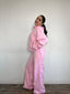 CONJUNTO POLERÓN OVERSIZE & PANTALÓN RECTO - ROSADO