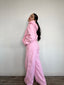 CONJUNTO POLERÓN OVERSIZE & PANTALÓN RECTO - ROSADO
