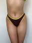 BOTTOM DE BIKINI AMALFI CAFÉ AMARILLO TIRO ALTO