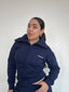 CONJUNTO POLERÓN AJUSTADO & PANTALÓN RECTO - AZUL