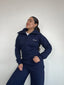 CONJUNTO POLERÓN AJUSTADO & PANTALÓN RECTO - AZUL