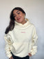 (PRE-VENTA) POLERÓN HOODIE MANTEQUILLA - OVERSIZE CON GORRO LOGO Y ESPALDA BORDADO