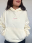 (PRE-VENTA) POLERÓN HOODIE MANTEQUILLA - OVERSIZE CON GORRO LOGO Y ESPALDA BORDADO