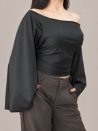 TOP AMARA - NEGRO