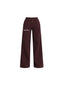 (PRE-VENTA) PANTALÓN BUZO CAFÉ - CORTE RECTO LOGO BORDADO