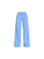 (PRE-VENTA) PANTALÓN BUZO CELESTE - CORTE RECTO LOGO BORDADO