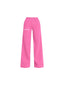 PANTALÓN BUZO ROSADO - CORTE RECTO LOGO BORDADO
