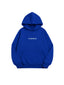 POLERÓN HOODIE AZUL REY - OVERSIZE CON GORRO LOGO BORDADO